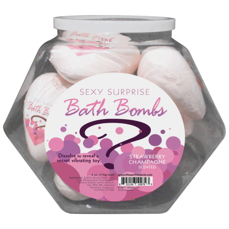 Kheper Games Sexy Surprise Bath Bomb Set 9-Pack Colorful Spheres