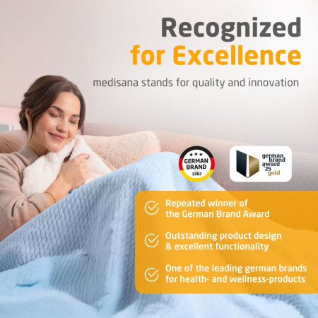 Medisana HB 415 Šildoma paklodė mėlyna