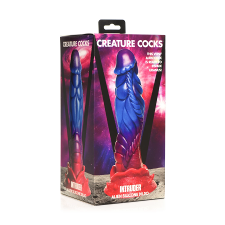 XR Brands Intruder Silicone Intimate Device Purple Fantasy Edition
