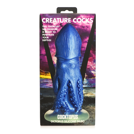 Cocktopus Octopus Silicone Model Blue - Anatomical Tentacle System