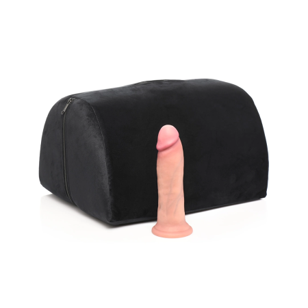 XR Brands Love Toy Cushion Black - Ergonomic High-Density Foam Support