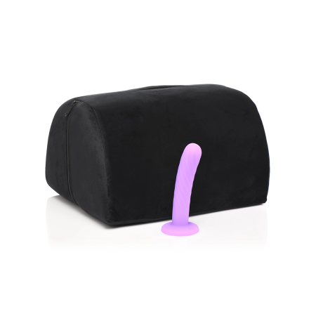 XR Brands Love Toy Cushion Black - Ergonomic High-Density Foam Support