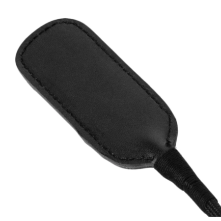 Master Series Short Riding Crop, Leather Tip, 44.5 cm, Black