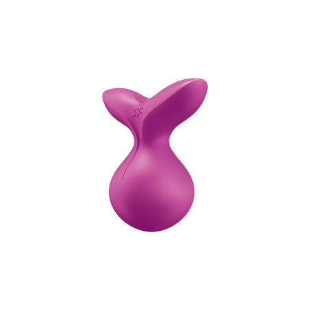 Viva la Vulva 3 Lay-On Vibrator Violet - Ergonomic Silicone Model