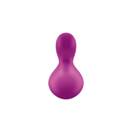 Viva la Vulva 3 Lay-On Vibrator Violet - Ergonomic Silicone Model