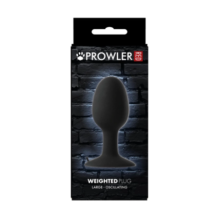 Prowler RED Intimate Plug Large 14 cm - Weighted Oscillating ABS Model