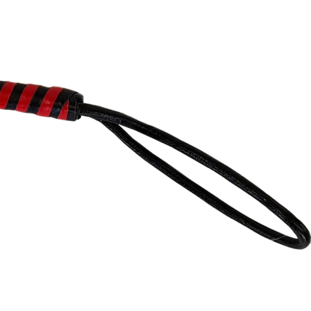 Prowler RED Heavy Duty Flogger Faux Leather 29in Multi-Tail Whip