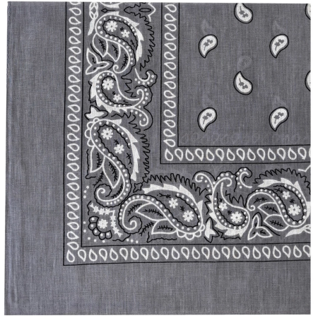 Hanky Grey Handkerchief - Cotton Accessory for Community Identification