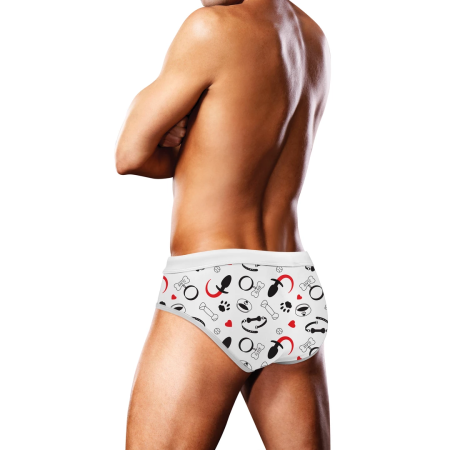 Prowler Swim Brief XL Puppy Print Quick-Dry Lightweight Design