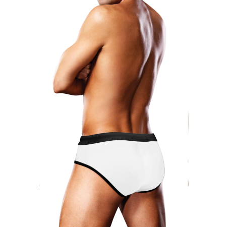 Prowler Swim Brief XL White - Classic Men's Athletic Swimwear