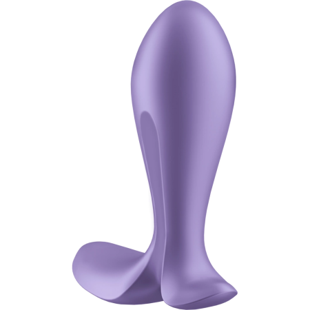 Satisfyer Intensity Plug Purple - Silicone, App-Controlled, Waterproof