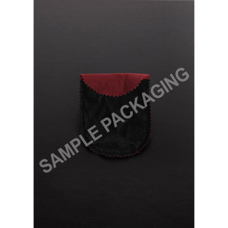 Ouch! Oval Silicone Restraint Ball with Adjustable Leather Strap 42.5mm