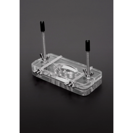 Master Series Acrylic Restraint Device with Spiked Surface, Transparent