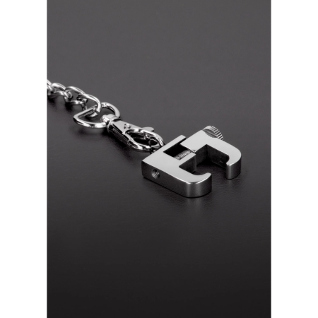 Shots Magnetic Nose & Nipple Mini Restraint Set Silver