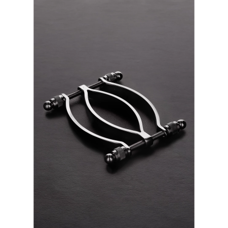 Ouch! Adjustable Intimate Clamp Stainless Steel with Soft Tips