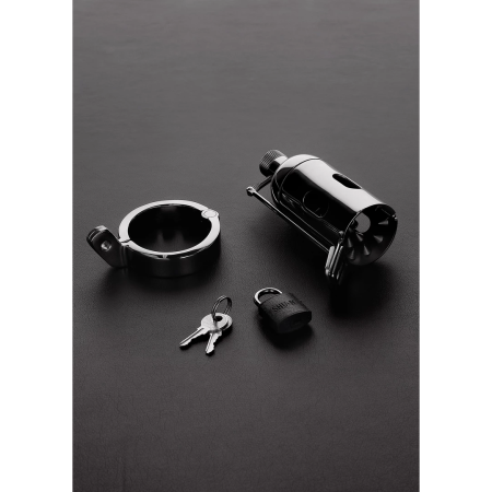 The Pleasure Dome Advanced Chastity System with Lockable Plug 7mm