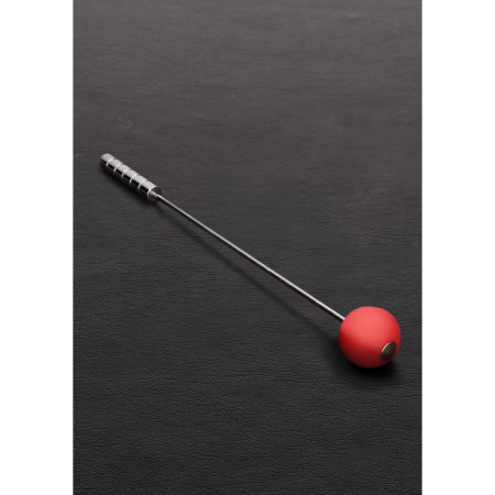 Shots Steel Butt Bruiser Crop 50 cm Stainless Steel & Silicone Handle