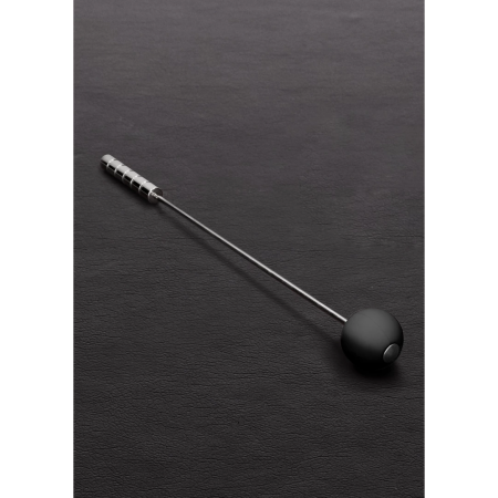 Shots Steel Intimate Crop 50cm - Silicone Tip & Steel Handle