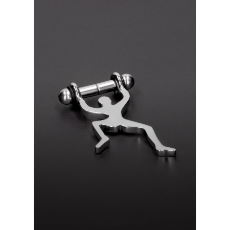 Shots Toys Magnetic Aluminium Nipple Rings Adjustable Clamps Silver