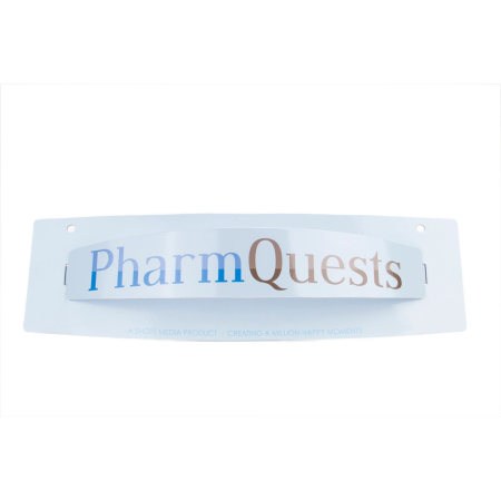 Sign Pharm Quest Decorative Silicone Brand Tag - Durable & Versatile