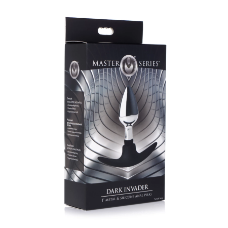 Dark Invader Small Metal-Silicone Plug with Weighted Core