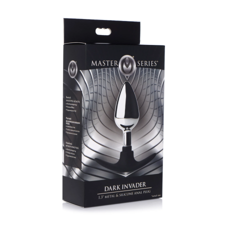 Dark Invader Metal-Silicone Plug Medium Nickel-Free Weighted Design