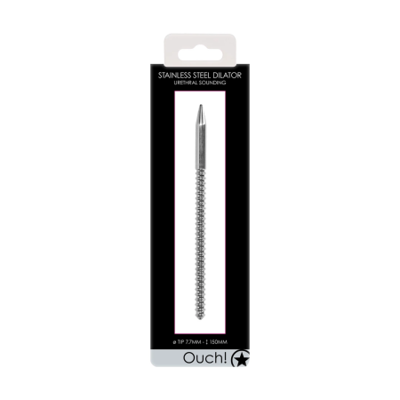 Mystim Stainless Steel Ribbed Dilator 0.3/8 mm - Precision Medical-Grade Tool