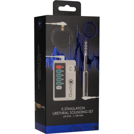 E-Stim Electro Urethral Sounding Set Small - Stainless Steel System
