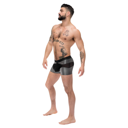 Male Power Iron Clad Mesh Shorts M Grey - Breathable Athletic Design