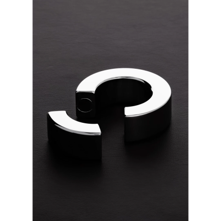 Mister B Magnetic Steel Ring Ball Stretcher 0.8 x 2.0 cm, Silver Finish
