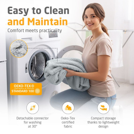 Medisana HB 416 Šildoma paklodė pilka