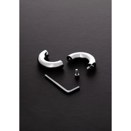 Mister B Round 2-Piece Stainless Steel Stretching Ring 0.6/1.5 cm