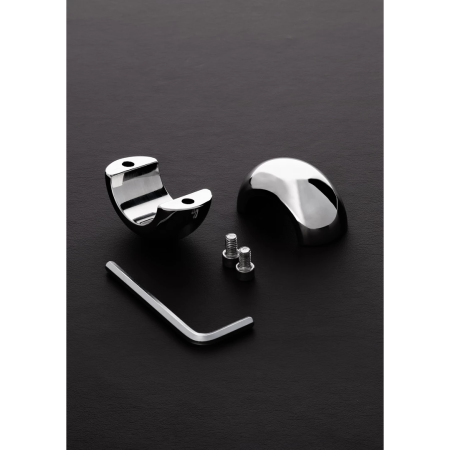 Mister B Oval Ball Stretcher 1.4" (3.5 cm) Stainless Steel Split Ring