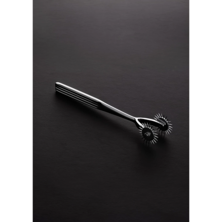 Shots DUO Double Wartenberg Pinwheel Stainless Steel Black