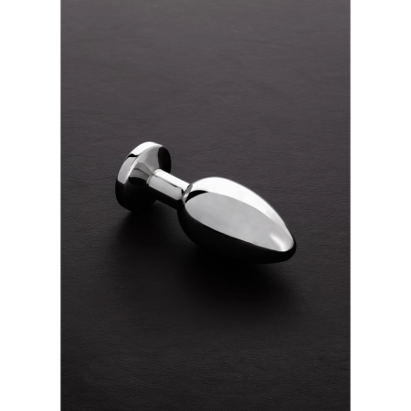 Rimba Stainless Steel Intimate Plug Medium with Decorative Gemstone