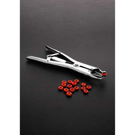 Mystim Precision Adjustable Pressure Pliers for Sensory Play, Silver