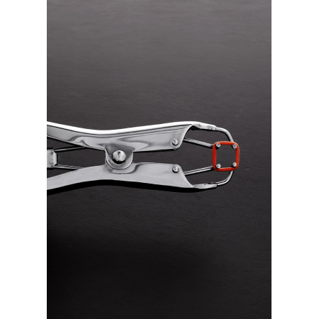 Mystim Precision Adjustable Pressure Pliers for Sensory Play, Silver