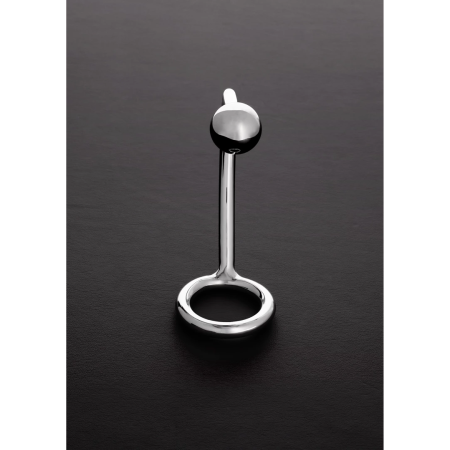 Sinner Gear Intruder Steel Intimate Ring with Removable Anal Ball 40/30mm