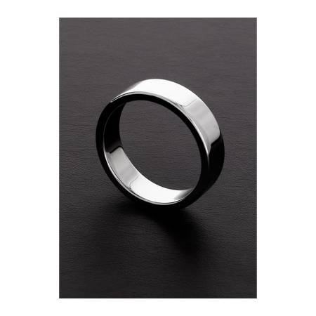 Sinner Gear Flat Stainless Steel Ring 12x57.5mm - High Polish Finish