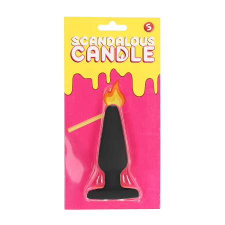 Scandalous Candles Decorative Candle Plug Shape Black 12 cm