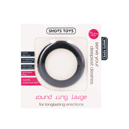 TOYZ4LOVERS Round Ring Large - Anatomical Silicone Support Ring