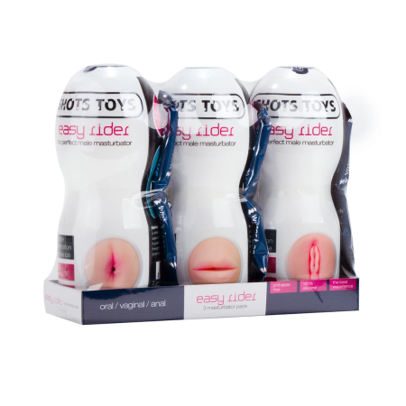 Easy Rider Intimate System Set 3-Piece Transparent Cups Compact Size