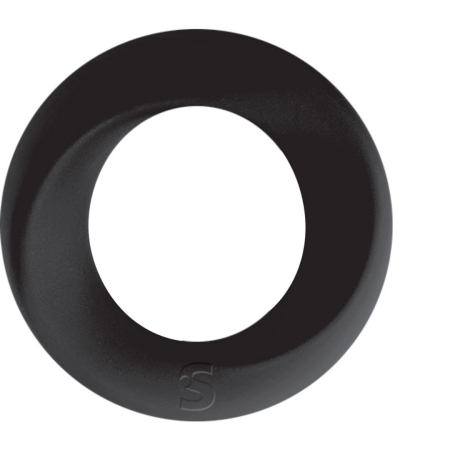 Shots Endless Series Comfort Silicone Intimate Ring Medium Black