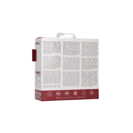 Sinner Gear Vibrating Egg L Red - 10-Speed Wireless Remote System