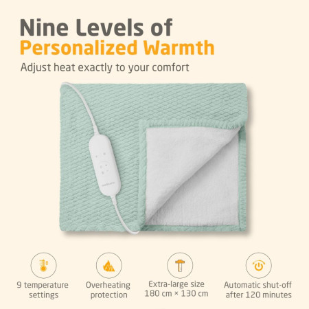 Medisana HB 417 Šildoma paklodė žalia