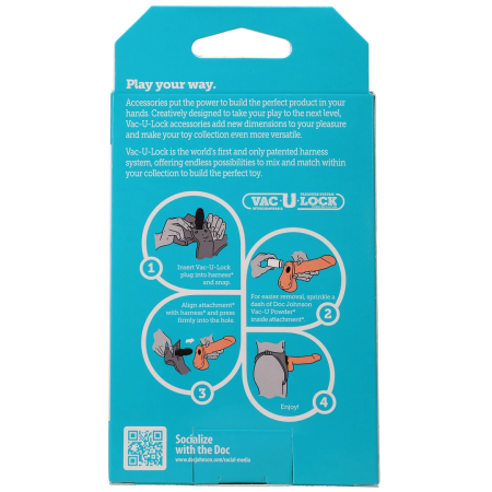 Doc Johnson Vac-U-Lock Powder - White Talc for Attachment Care 28g