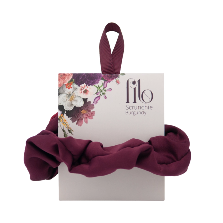 Secret Pocket Scrunchie Purple by Secret Hair - Hidden Zipper Compartment