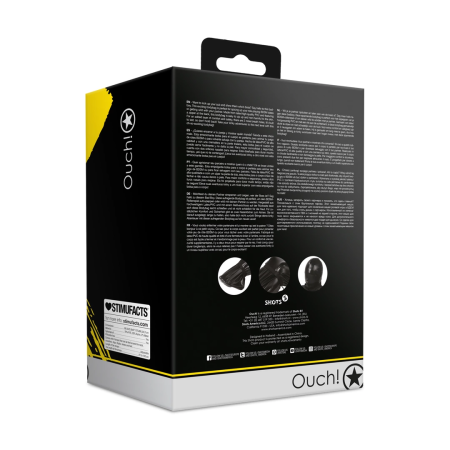 Ouch! Full-Body Restraint Bag Black - Durable PVC with Nylon Straps