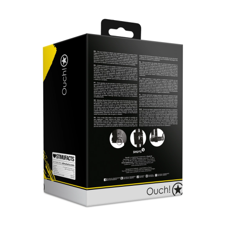 EasyToys Adjustable Belt with Wand Holder & Restraint Rings - Black