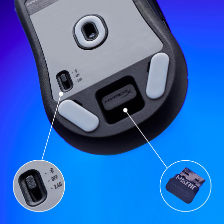 HyperX Pulsefire Haste 2 Mini – belaidė žaidimų pelė (juoda)